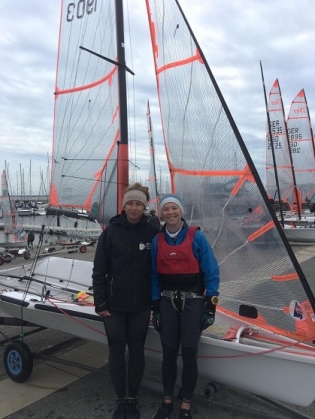 Anika Lorenz (VSaW) und Paula Lepa (PYC)